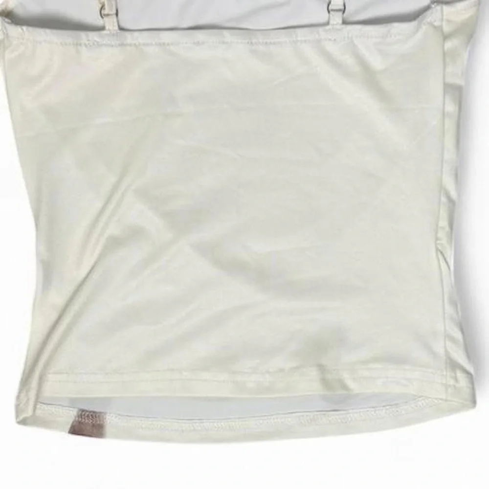 Y2K Coquette Deer Graphic Lace Bow Cami XS Cottage Tank Brandy Melville Style - Picture 6 of 8